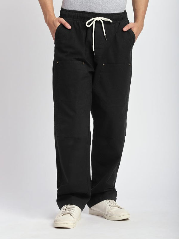 Walhalaa Black Baggy Sweatpants – Relaxed Fit Streetwear Joggers (Unisex)