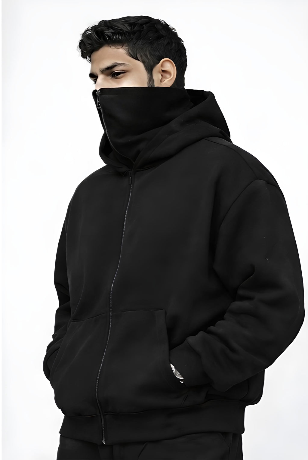 Walhalaa Ninja Mask Hoodie – Balaclava Streetwear Hoodie (Unisex)