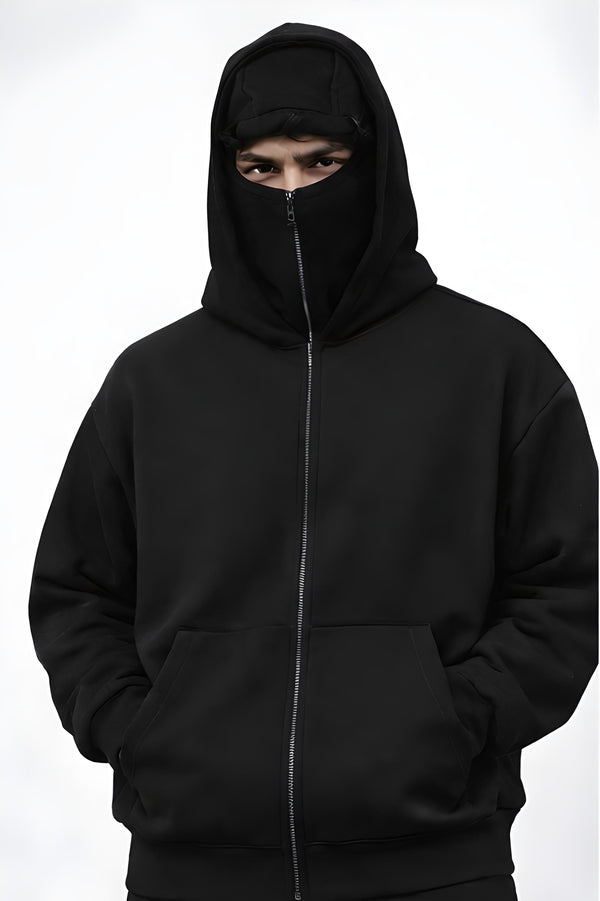 Walhalaa Ninja Mask Hoodie – Balaclava Streetwear Hoodie (Unisex)