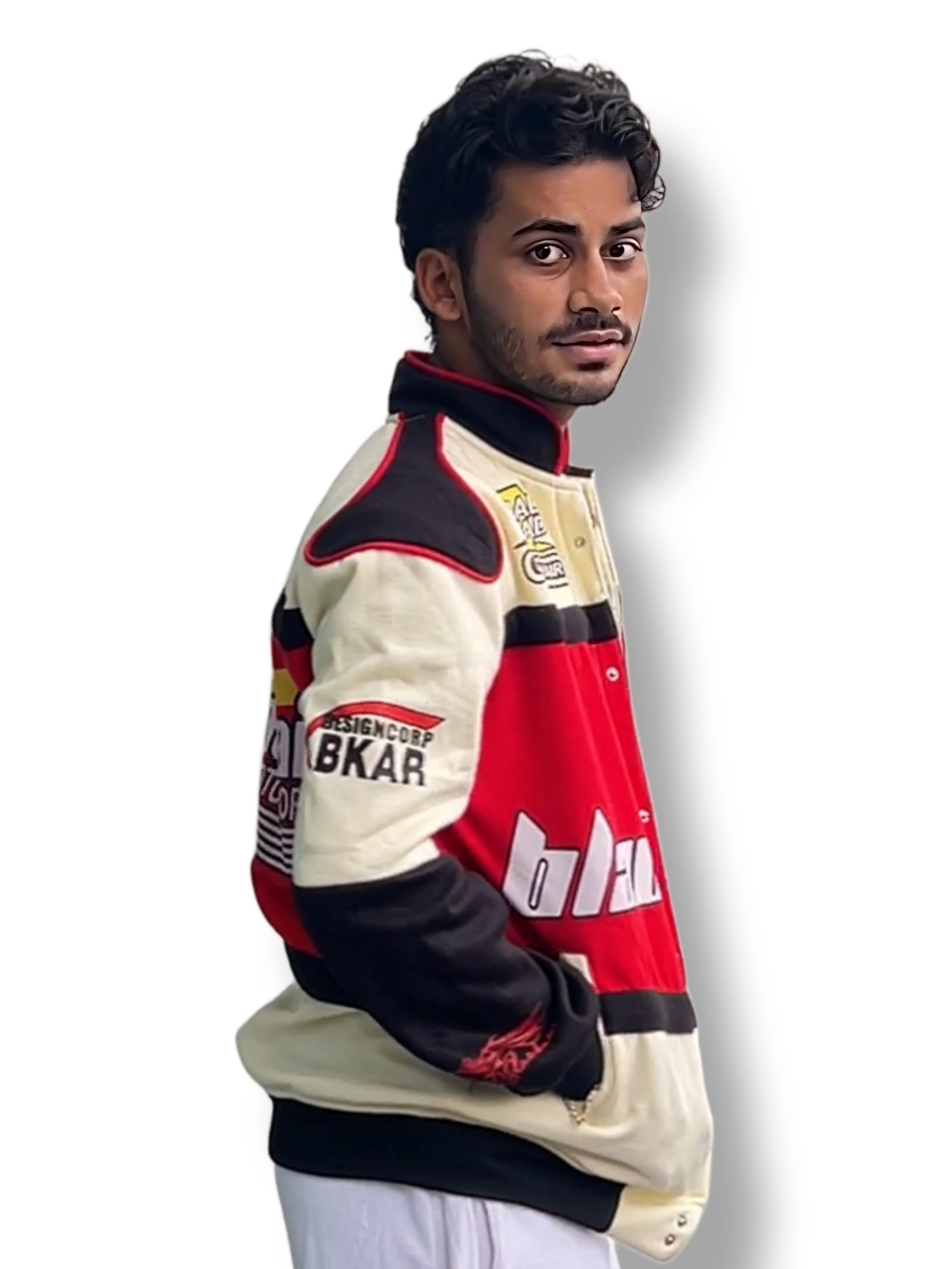 Racing Jacket Icon Vintage Black Air Jacket | Classic Motorsport Fashion & Racers - DWNTWN