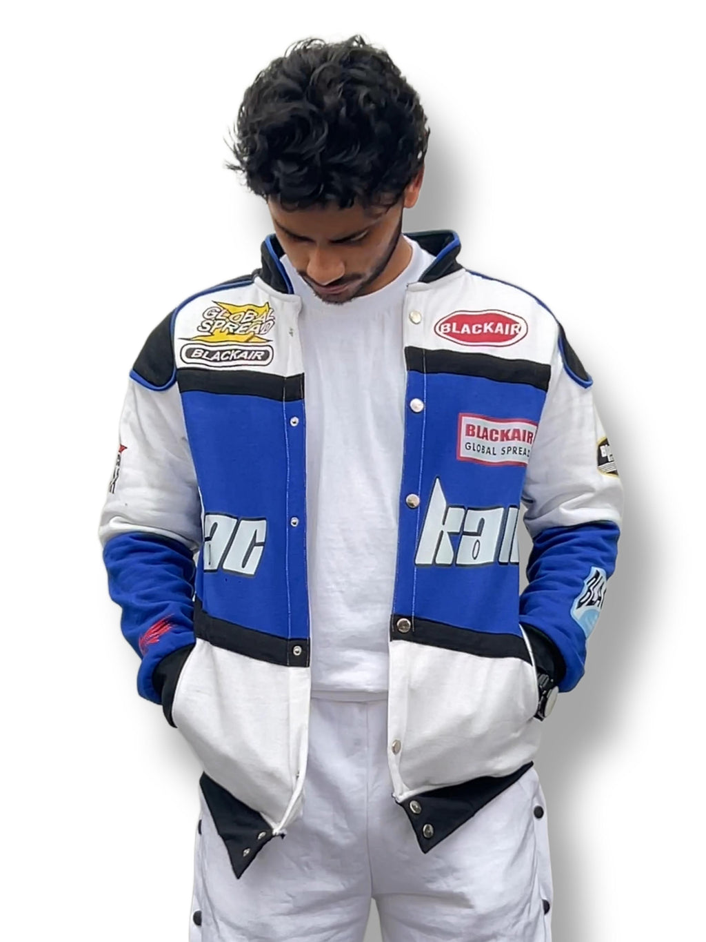F1 Jacket Vintage Blue Racing Jacket | Authentic Formula 1 Collectible - DWNTWN