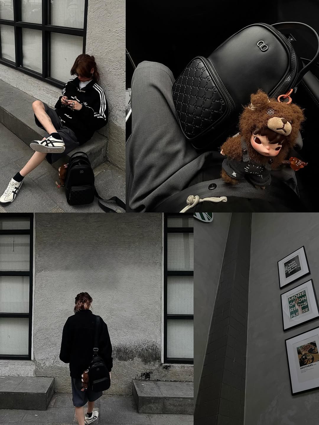 walhala black cny jacket oversized fit fashion