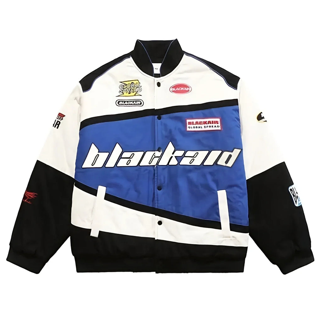 Black Air Racing Jacket – Premium Motorsport Jacket for Men and Women