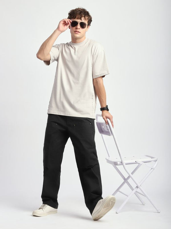 Walhalaa Black Baggy Sweatpants – Relaxed Fit Streetwear Joggers (Unisex)