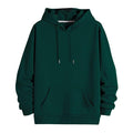 "Dark Green Oversized Hoodie - Unisex Streetwear for Men & Women - DWNTWN"
