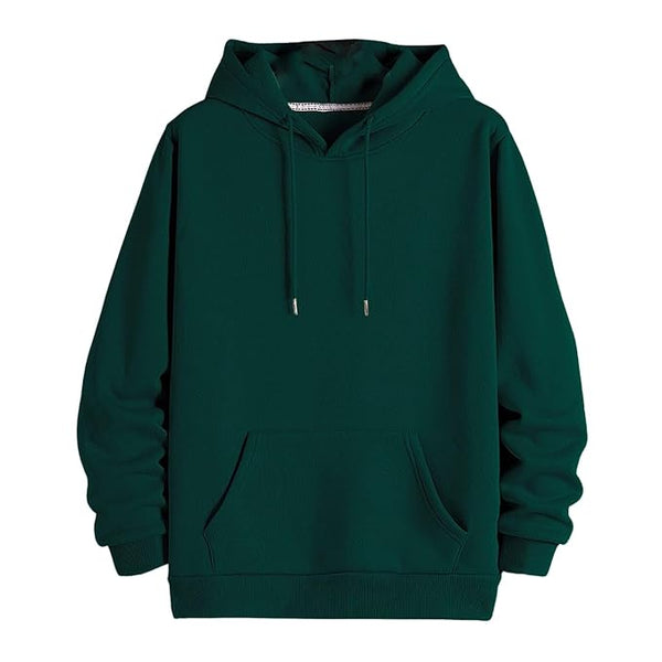 Walhalaa Dark Green Oversized Hoodie – Premium Cotton Fleece Streetwear (Unisex)