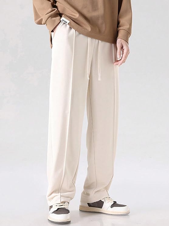 Walhalaa Premium Plain Track Pants for Men – Minimal Streetwear Joggers