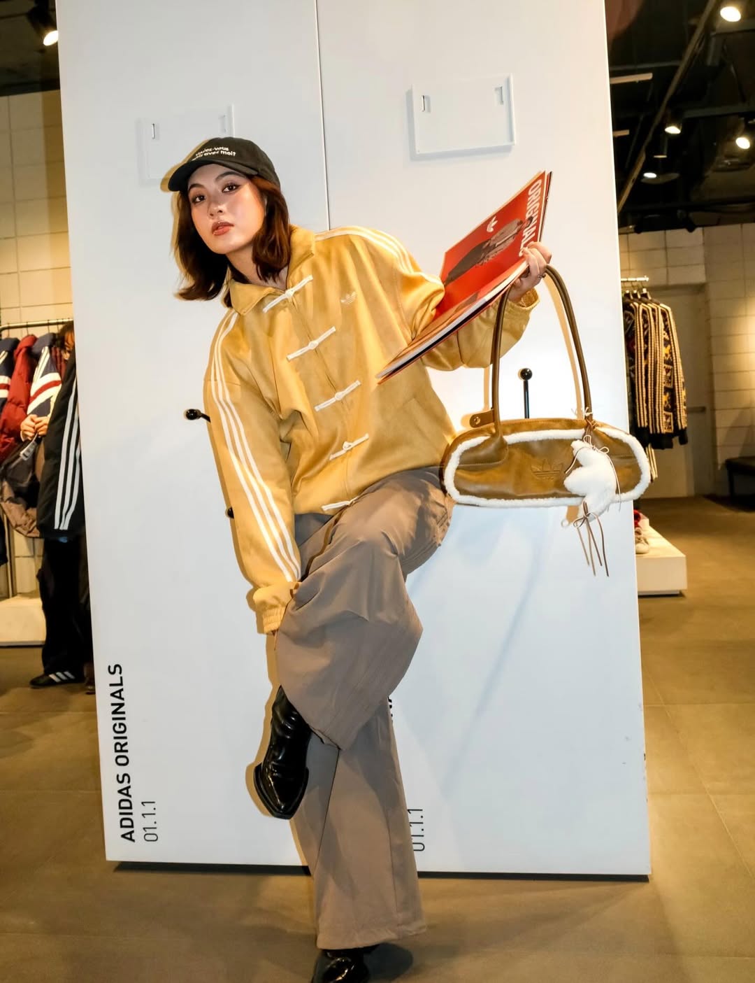 bold yellow streetwear jacket cny design india