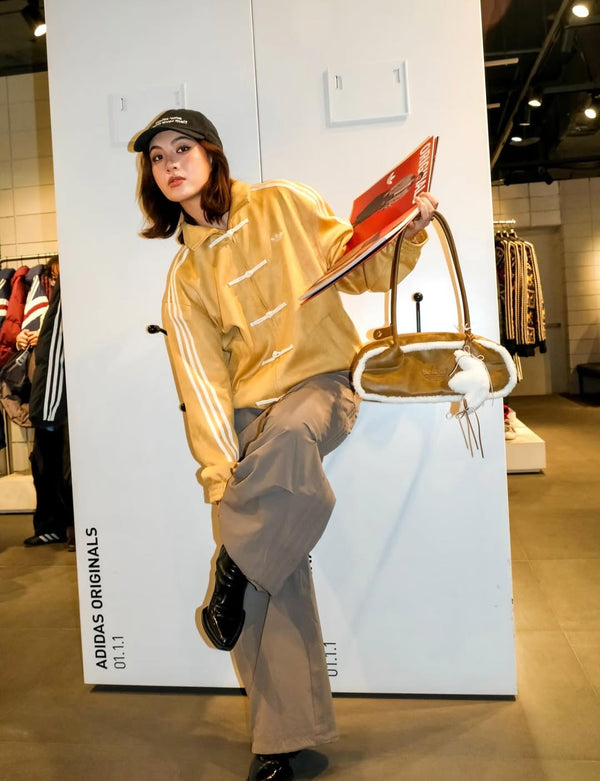 Walhala Mustard Adidas CNY Inspired Knot Jacket – Chinese New Year Streetwear India