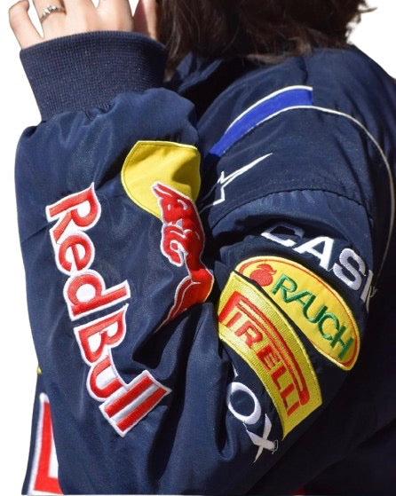 Authentic Formula 1 Red Bull Racing Jacket in signature team colors.
