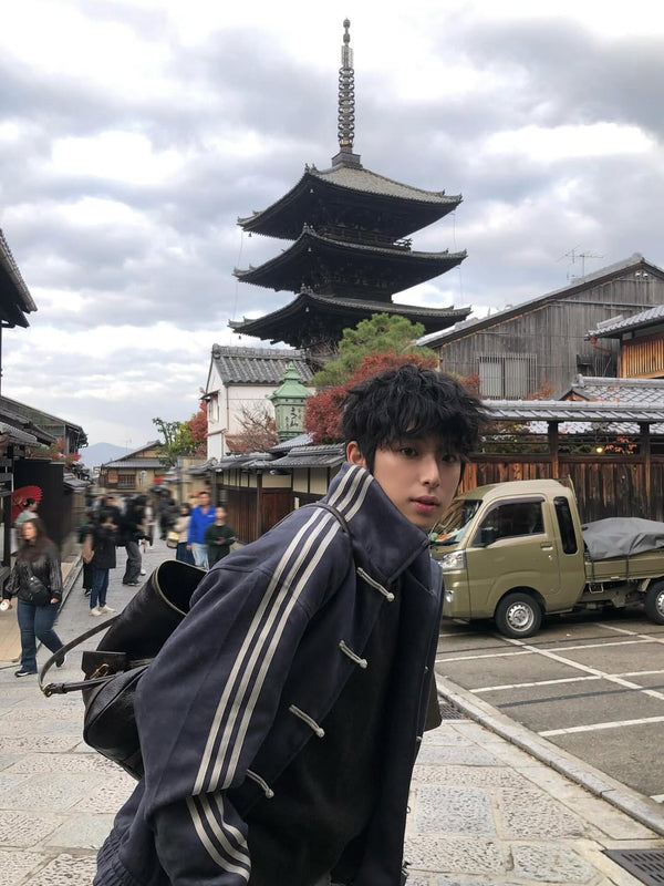 Walhala Grey Adidas CNY Inspired Knot Jacket – Chinese New Year Streetwear India